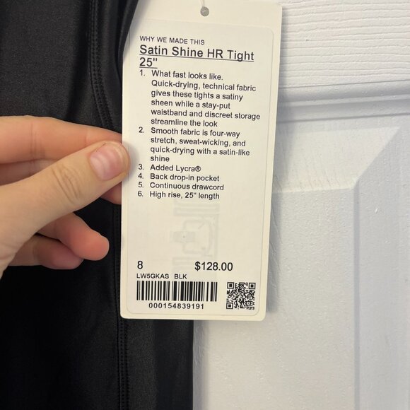 NWT Lululemon Satin Shine High-Rise Tight 25" - Picture 5 of 6